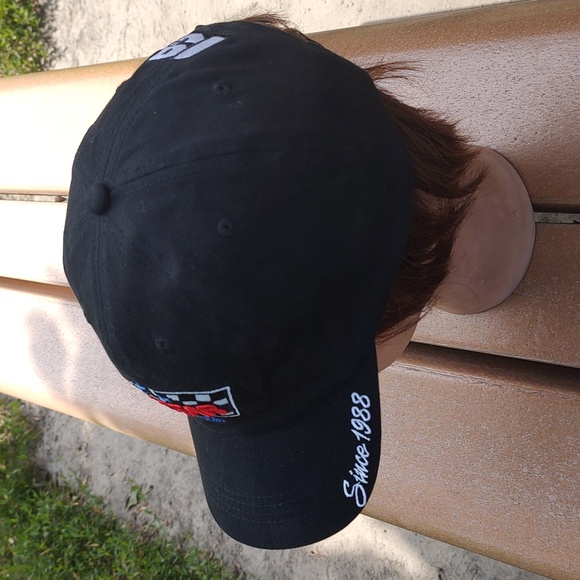 Tri Star Engines and Transmissions Embroidered Strap-on Hat Cap Black - Picture 4 of 11